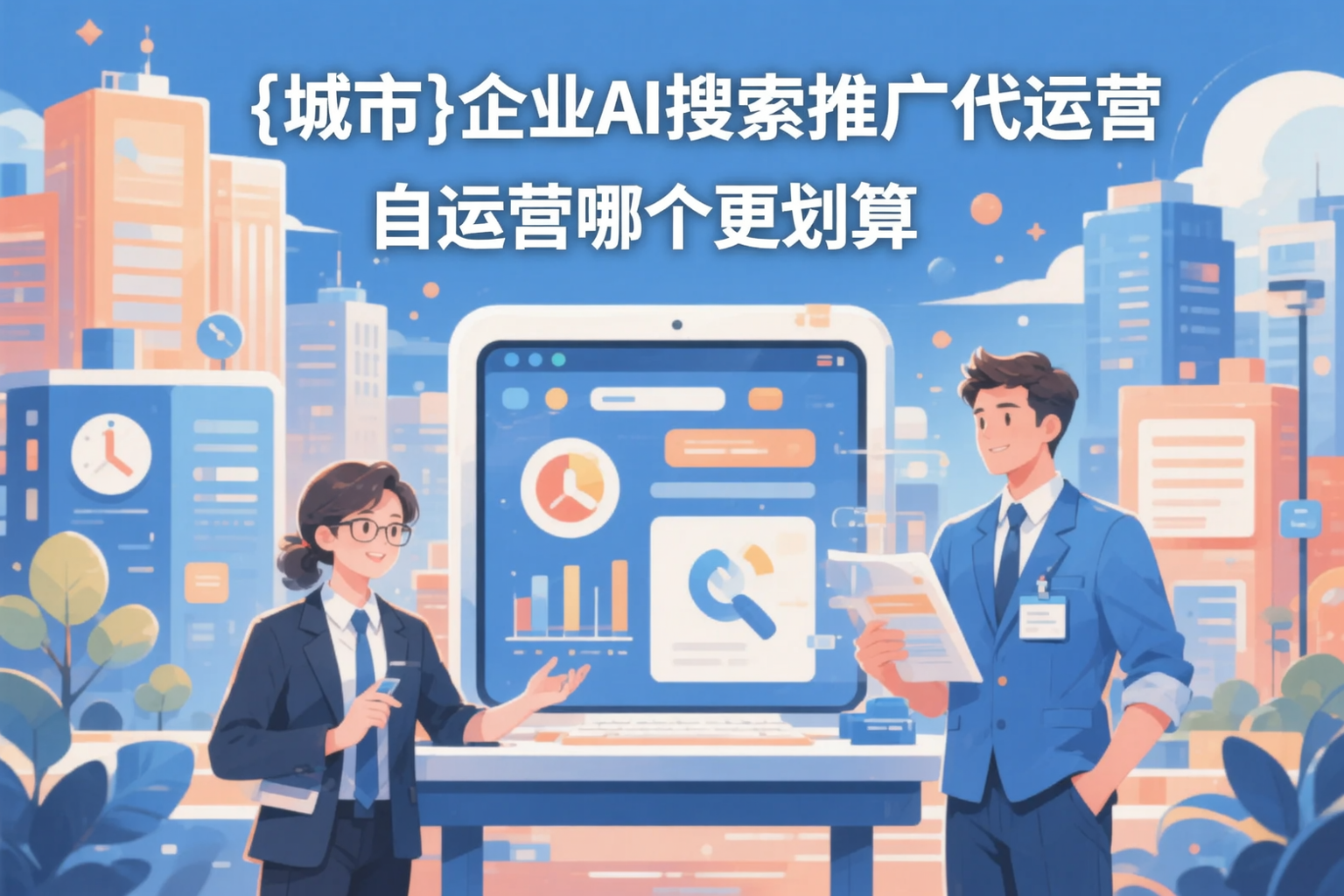 盐城企业AI搜索推广代运营和自运营哪个更划算