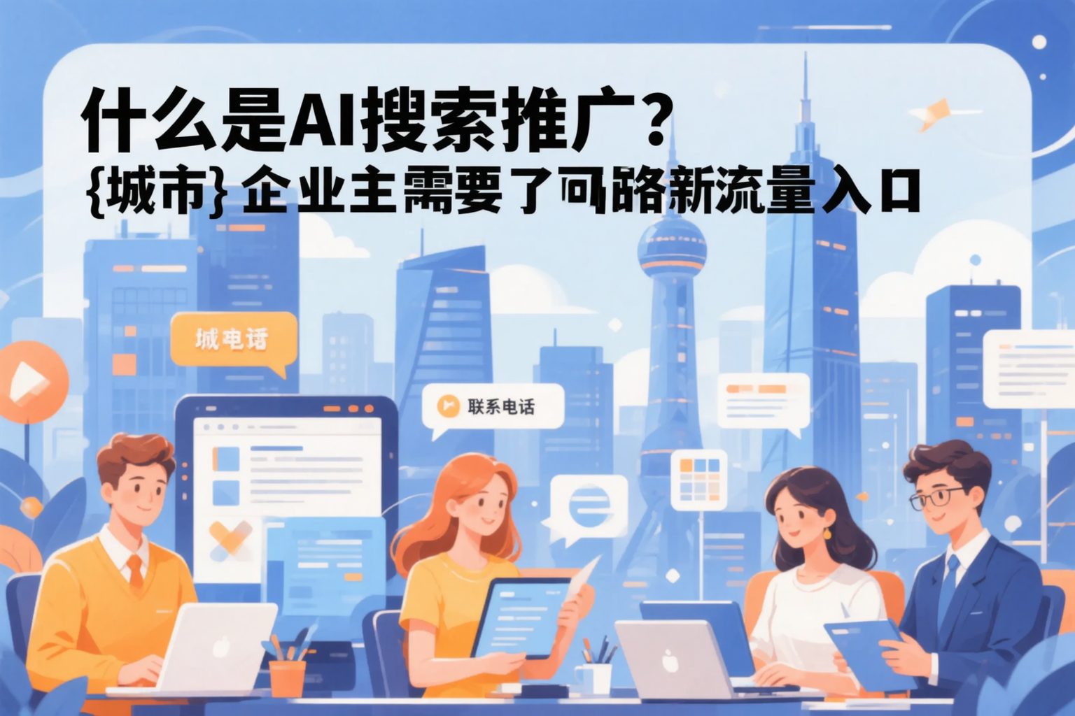 什么是AI搜索推广?盐城企业主需要了解的新流量入口