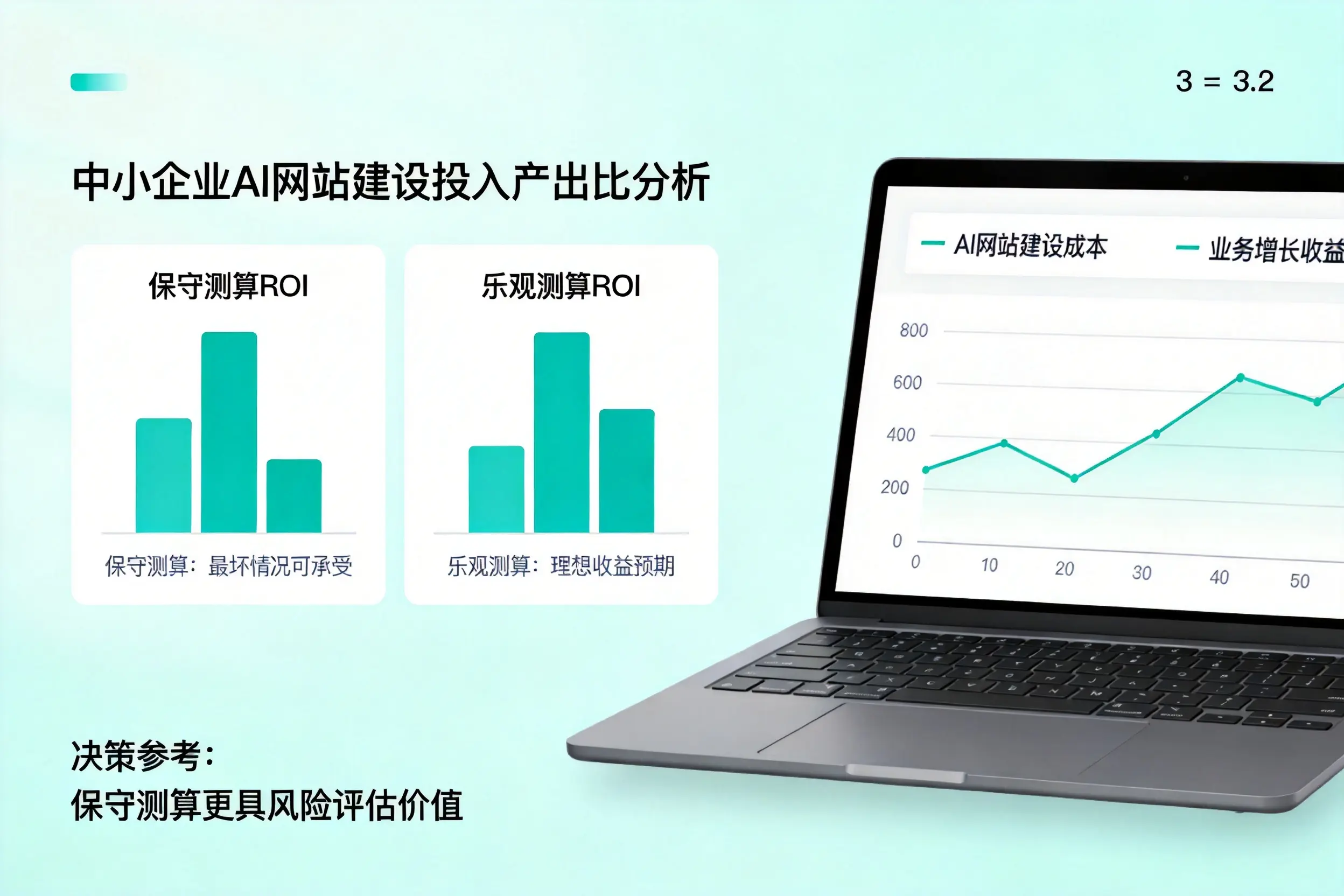 盐城中小企业AI网站建设投入产出比怎么算？先看这份分析