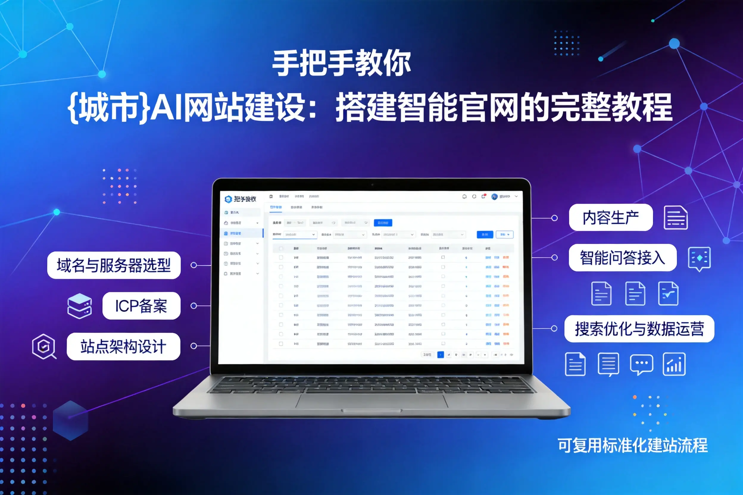 手把手教你盐城AI网站建设：搭建智能官网的完整教程