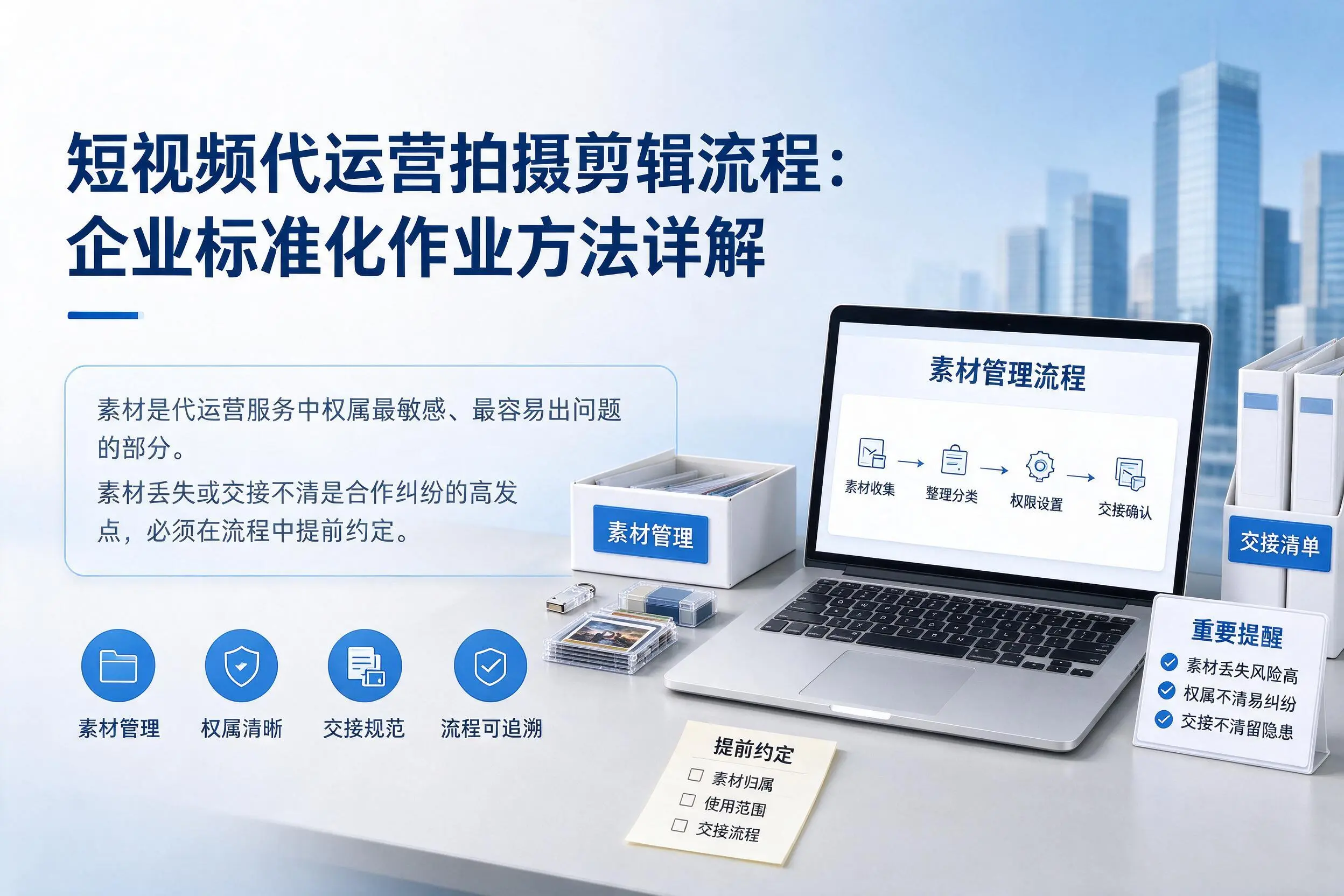 短视频代运营拍摄剪辑流程:盐城企业标准化作业方法详解