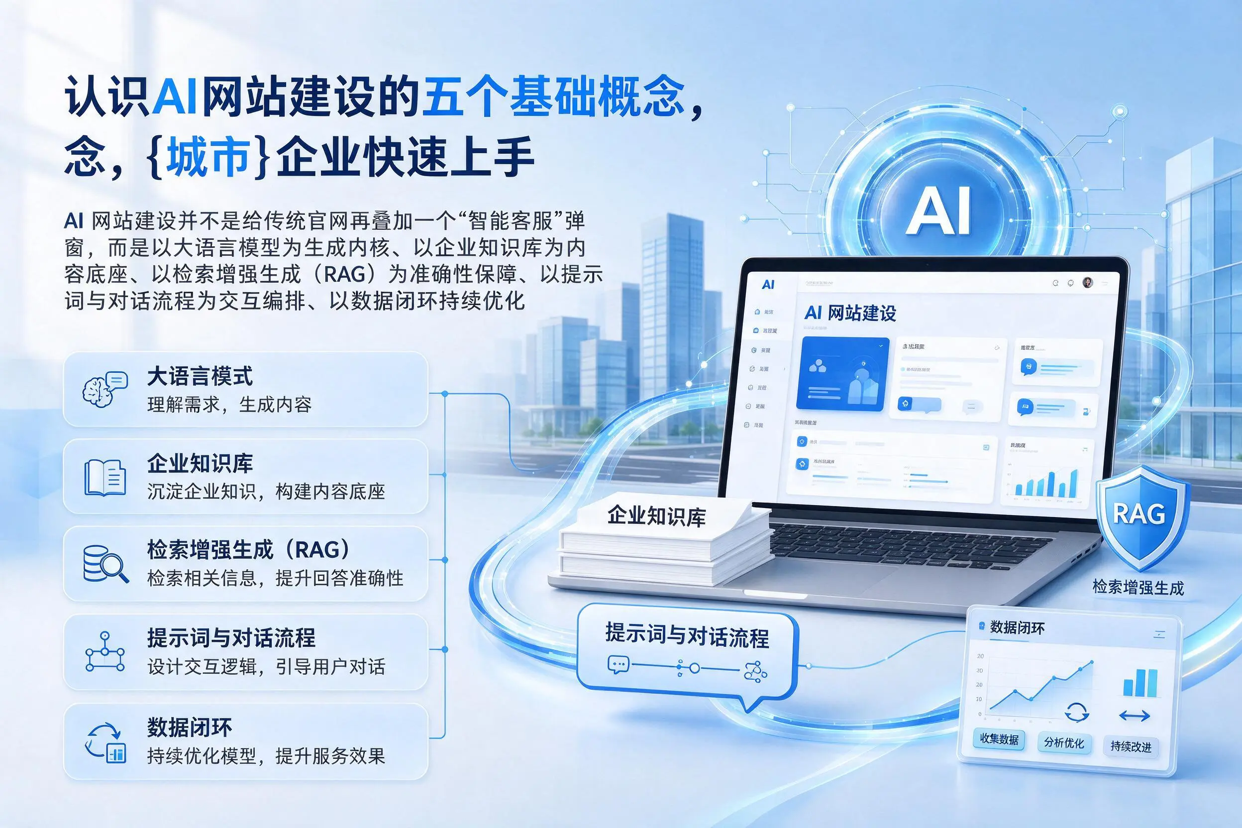 认识AI网站建设的五个基础概念，盐城企业快速上手