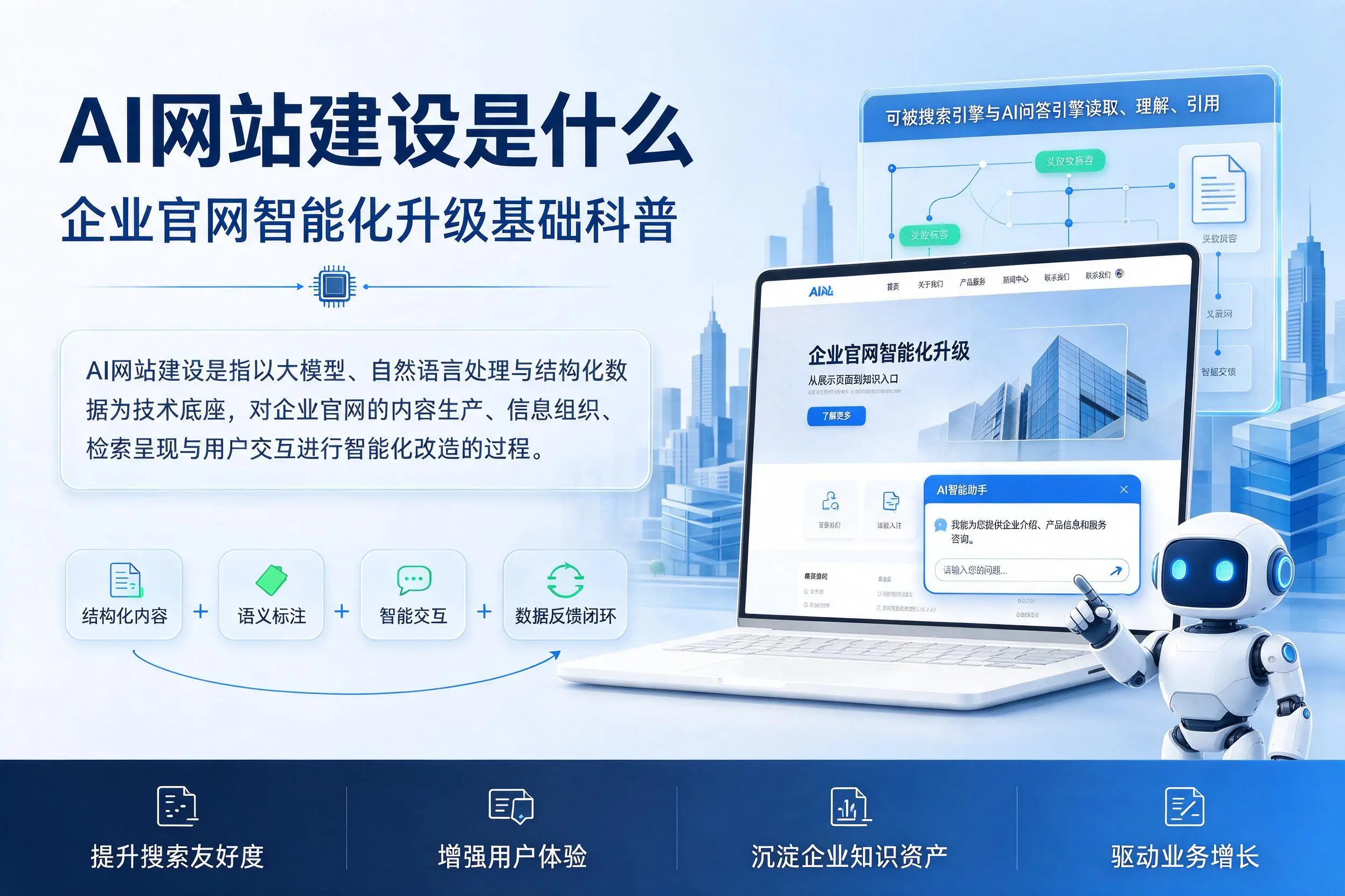 AI网站建设是什么：盐城企业官网智能化升级基础科普